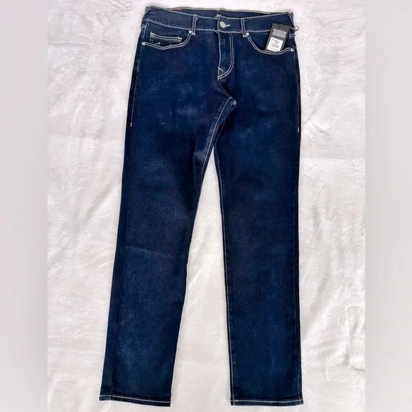 TRUE RELIGION Men's Rocco Single Needle Relaxed Skinny Jeans—NWT—34/32 - Picture 2 of 16